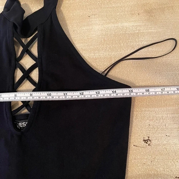 VINTAGE‎ Express crisscross halter skater dress. Crisscross design in front. - Picture 10 of 11